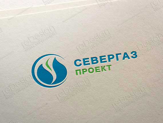 Пример работы из портфолио - Логотип СеверГазПроект - 01
